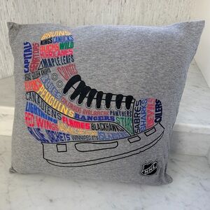 PBTeen NHL teams 18" hockey skate pillow cover